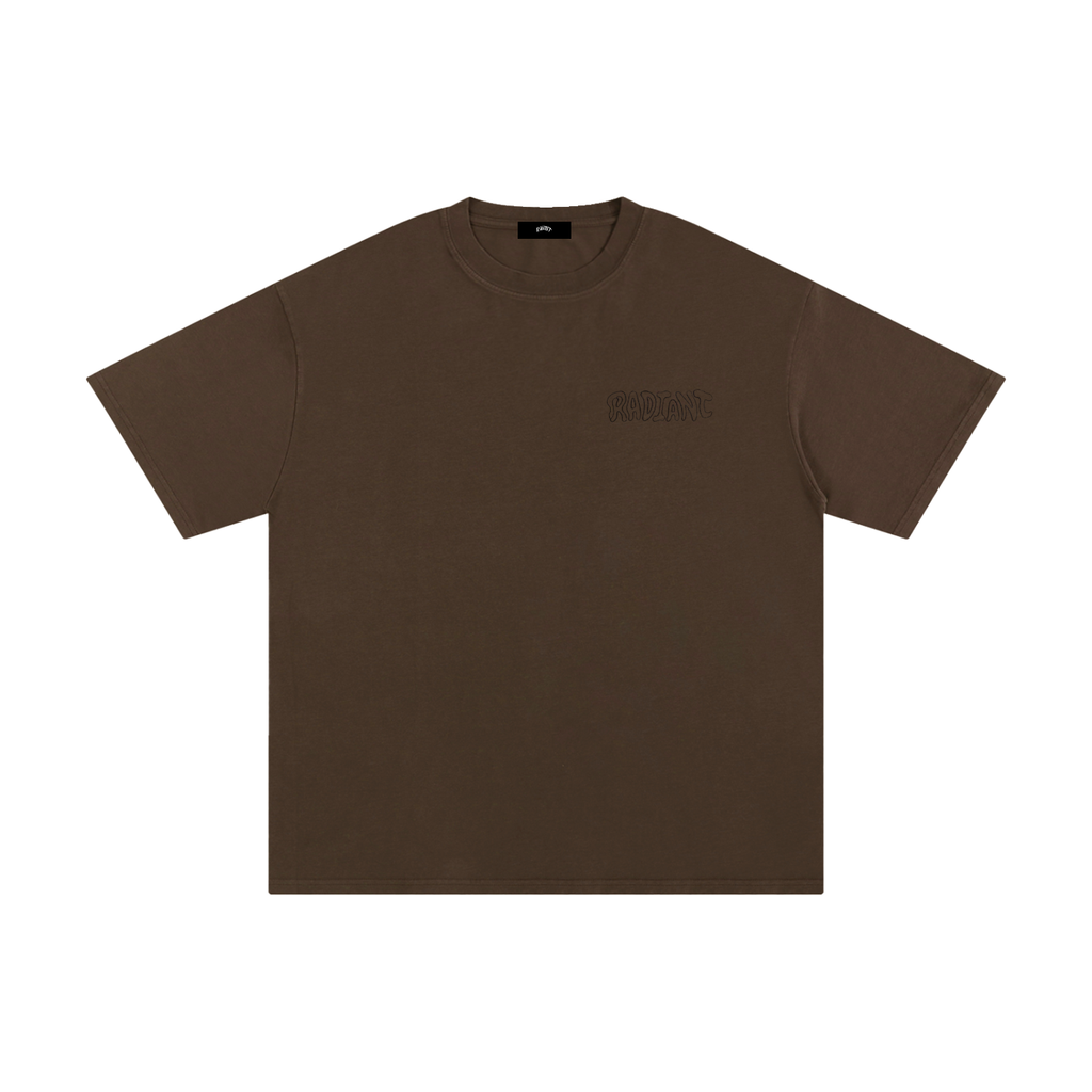 SKETCHED BROWN TEE