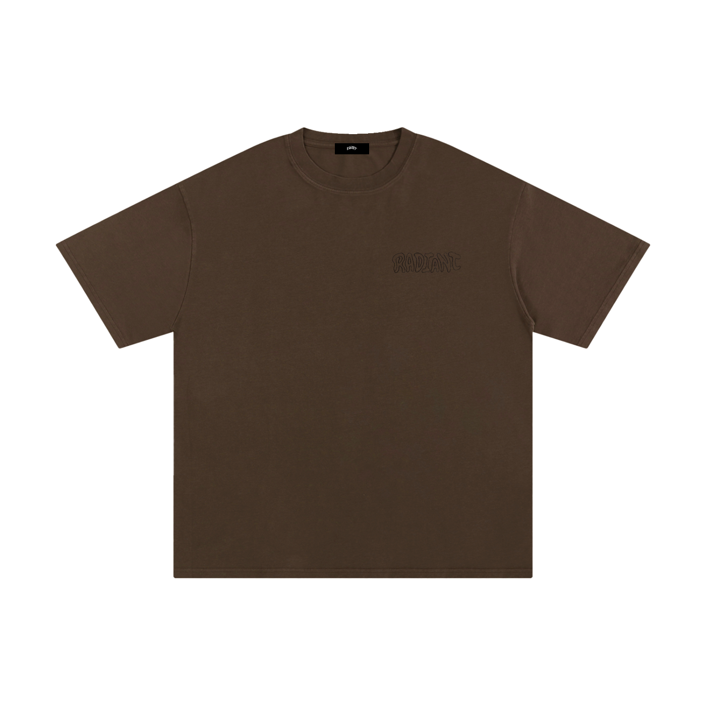 SKETCHED BROWN TEE